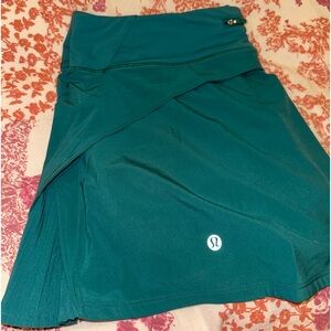 Lululemon Play Off The Pleats Skirt Teal Lagoon